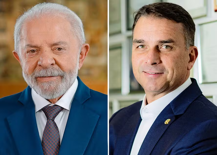 Pesquisa PoderData/Aya aponta Flávio com 53% e Lula com 47% no 2º turno