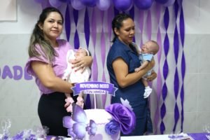 Bebês que nasceram prematuros recebem homenagem no HMDA. Foto: Ana Amaral.