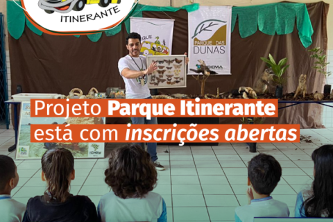Projeto Parque Itinerante está com inscrições abertas. Fotografia de Reprodução/Redes Sociais.