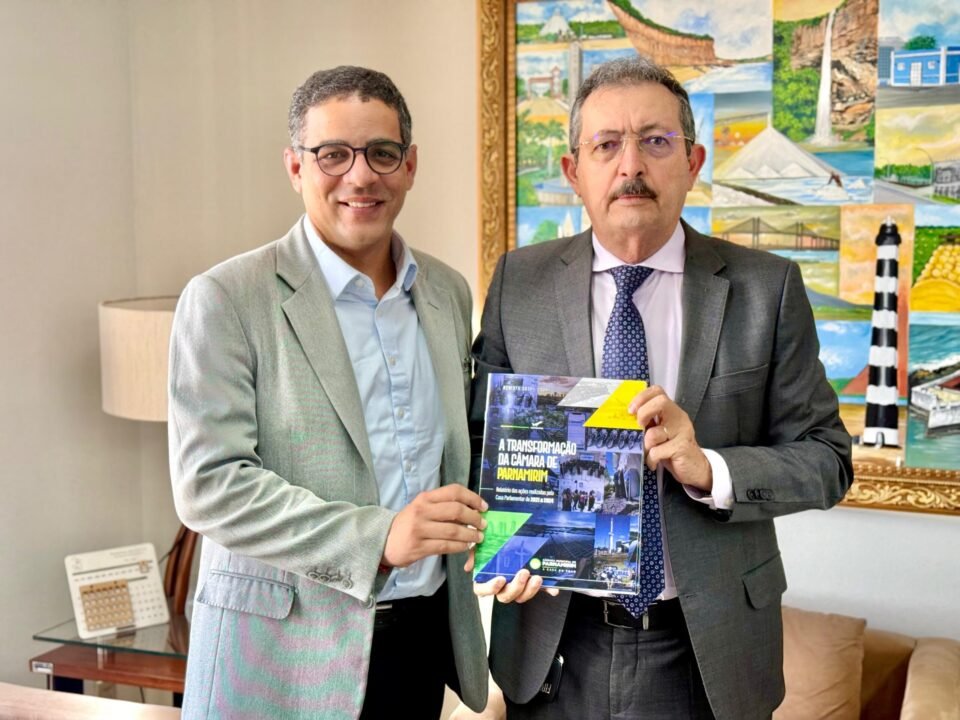 Wolney França apresenta relatório de gestão ao Presidente do TCE-RN, Gilberto Jales