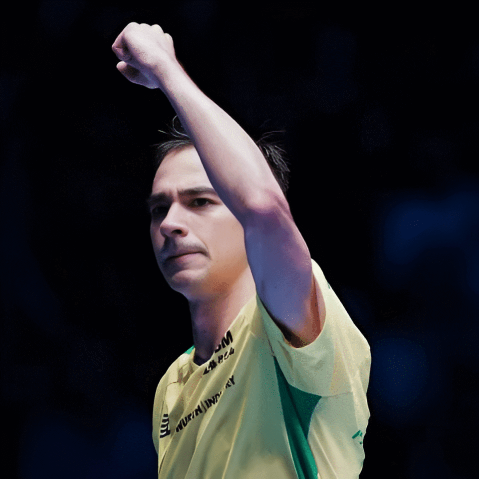 Hugo Calderano vence o chinês Lin Shidong por 4x1 e se torna o primeiro brasileiro e atleta fora da Europa e da Ásia a conquistar a Copa do Mundo de Tênis de Mesa.