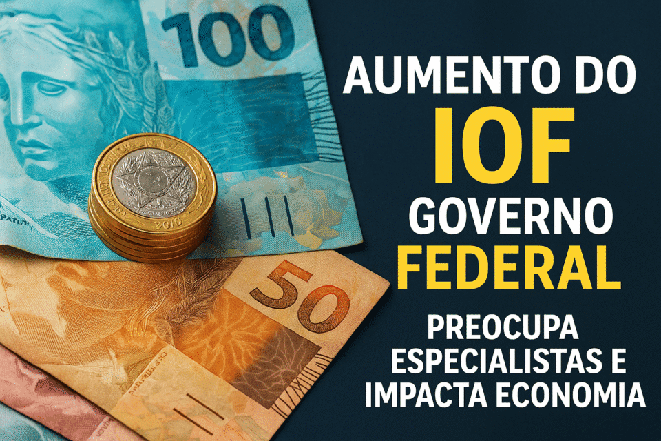 Aumento do IOF pelo governo federal preocupa especialistas e impacta economia