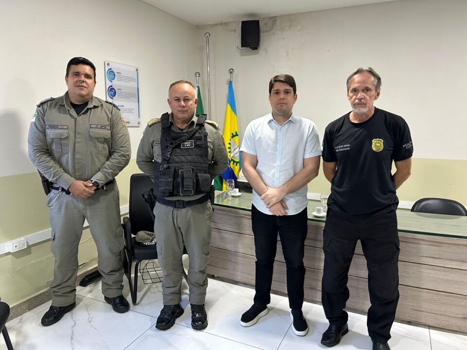 Segurança em pauta: vereador Gabriel Cesar se reúne com Coronel Ramalho e Delegado Lucena