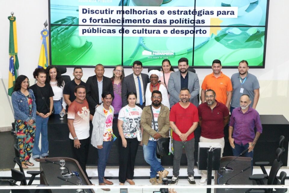 Câmara de Parnamirim realiza audiência pública para fortalecer políticas de Cultura e Desporto