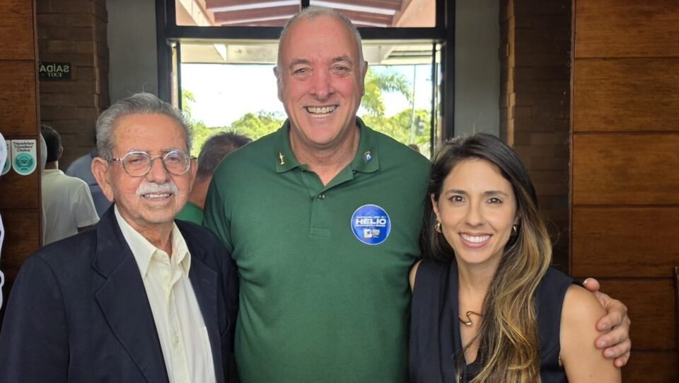 Candidato Coronel Hélio com seus suplentes: Valério Marinho e Gabriela Fagundes - Foto: PL / Divulgação
