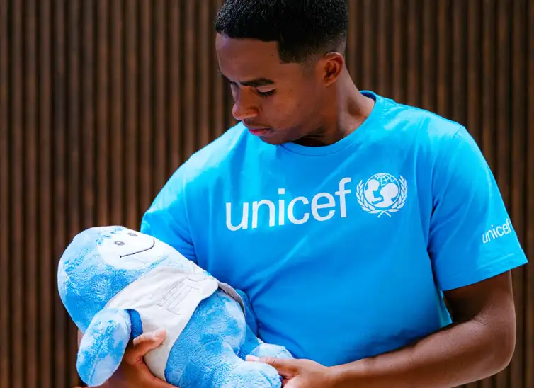 O jogador de Futebol Endrick é nomeado embaixador do UNICEF no Brasil. Foto: Jonathan Guimarães/ Divulgação
